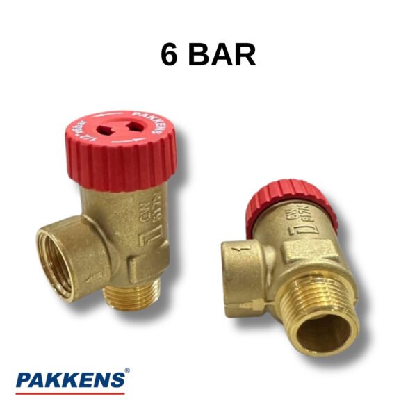 6 BAR EMN. VENTİLİ PAKKENS 1/2"ERKEK