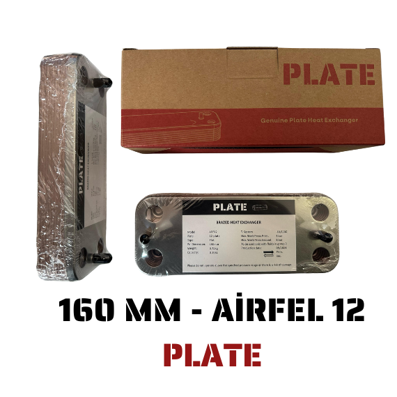 PLAKA EŞANJÖR AİRFEL 12 PLATE 160mm