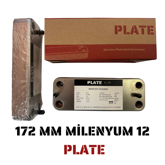 PLAKA EŞANJÖR D.DÖKÜM MİLENYUM 12 PLATE 172MM