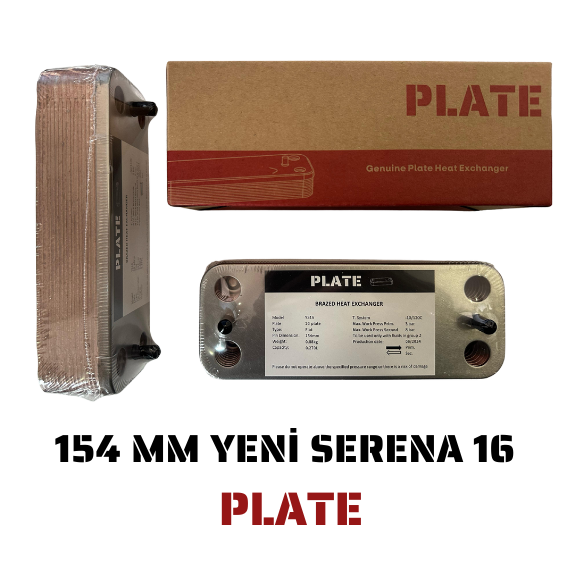 PLAKA EŞANJÖR ECA YENİ SERENA 16 PLATE 154MM