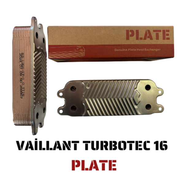 PLAKA EŞANJÖR VAİLLANT TURBOTEC 16 PLATE PROTHERM GLOW WORM 0020014402 SAUNIER DUVAL 0020097179